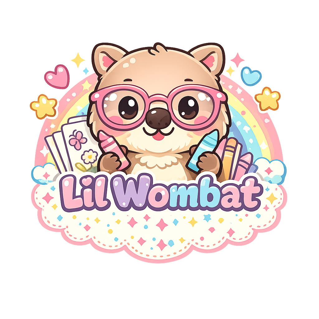Lil Wombat coloring books mascot